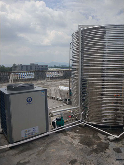 纽恩泰3P空气能热水工程