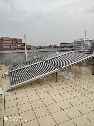 发廊太阳能空气能组合热水工程